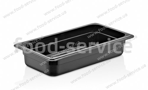 Гастроёмкость из поликарбоната черная GN 1/3-65 GastroPlast