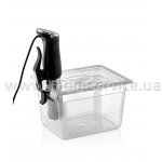 Кришка для гастроємності з полікарбонату GN 1/2 з вирізом для sous vide GastroPlast