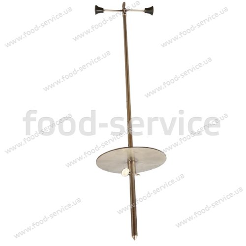 Шампур в зборі до шаурми ШЕ 60 з ручним приводом