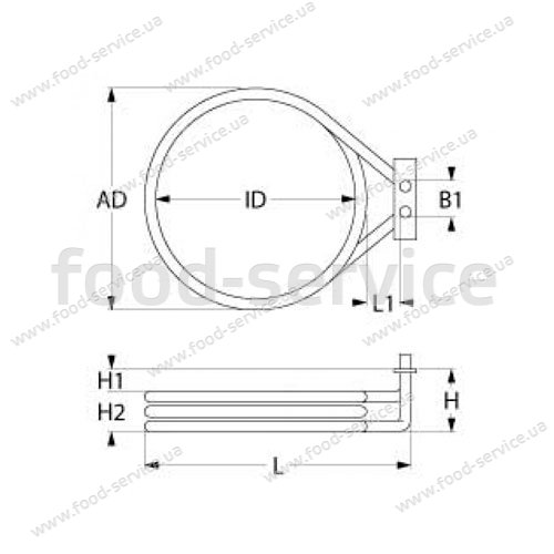 ТЭН TECNOEKA 01201300