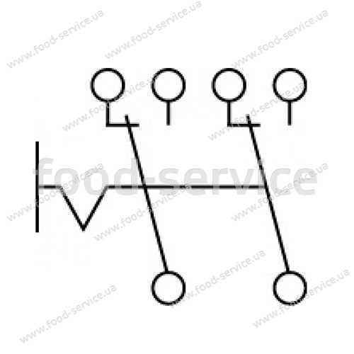 Кнопка включение для посудомоечной машины Apach AF501