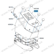 Дно для овочерезки Celme CHEF 300/400 Дно для овочерезки Celme CHEF 300/400