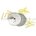 Диск для овощерезки Robot Coupe 28135 (решетка+слайсер), фри 10х10 мм.