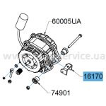 Хомут двигуна на слайсер Celme AF22