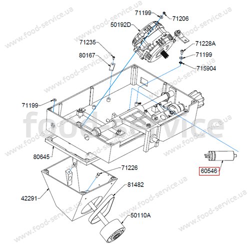 Конденсатор на слайсер Celme FY275