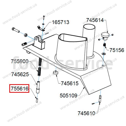 Мікромагніт ручки для овочерізки Celme CHEF300