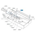 Направляюча квадратна повзуна платформи слайсера Celme AF27