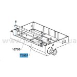 Направляющая квадратная ползунка платформы слайсера Celme AF30TN