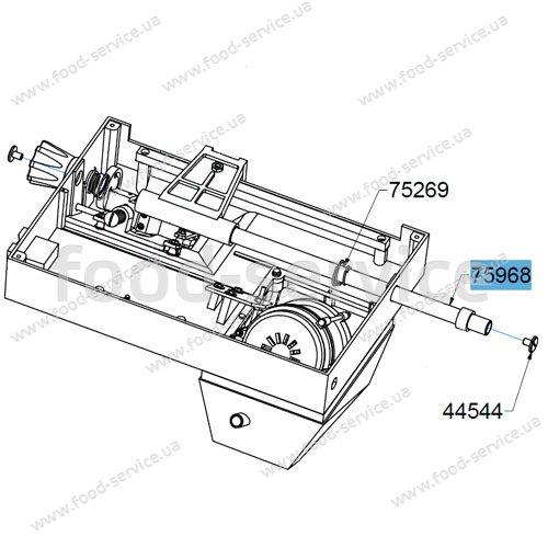 Направляюча повзуна платформи слайсера Celme AF30