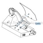 Опора панелі нарізки для слайсера Celme 300FG