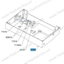 Основа слайсера Celme AF 250 (червона) Основа слайсера Celme AF 250 (червона)