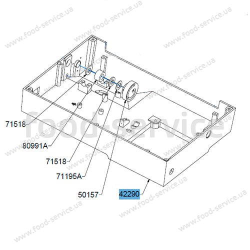 Основа слайсера Celme AF 250 (червона)