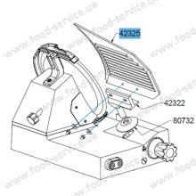Панель нарізки для слайсера Celme AF.275 T/N Панель нарізки для слайсера Celme AF.275 T/N