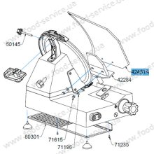 Панель нарезки слайсера Celme AF30 Панель нарезки слайсера Celme AF30