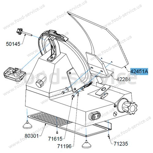 Панель нарезки слайсера Celme AF30