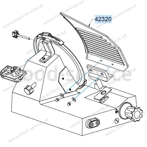 Панель нарезки слайсера Celme FA250