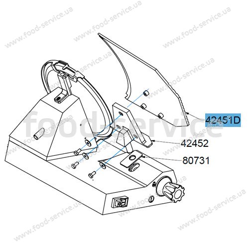 Панель нарезки слайсера Celme FAP 300