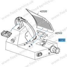 Пилезащитная крышка для слайсера Celme FA 250 Пилезащитная крышка для слайсера Celme FA 250