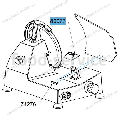 Пилозахисна кришка на слайсер Celme FY220