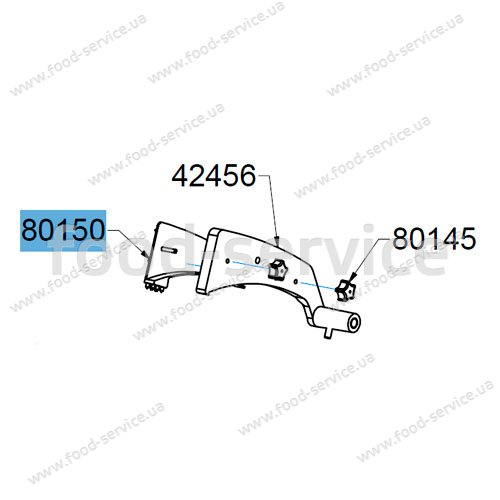Планка для прижима продукта слайсера Celme GPR.GE300