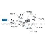 Пластина фиксации оси регулирования размера на слайсер Celme AF25