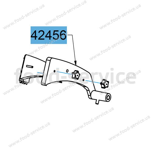 Прижим для продуктов для слайсера Celme 300FG