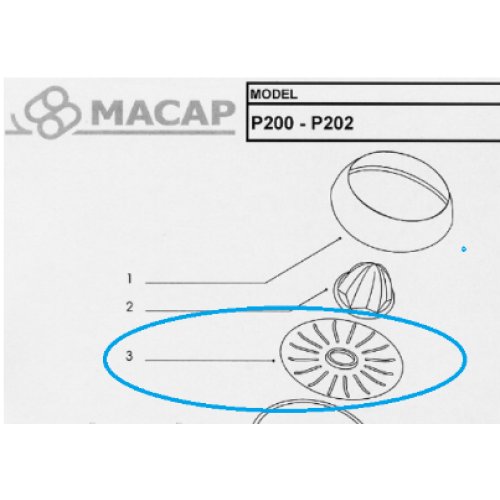 Сито для соковыжималки Macap P200-P202