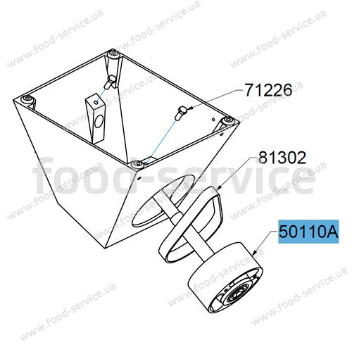 Шків на слайсер Celme AF27